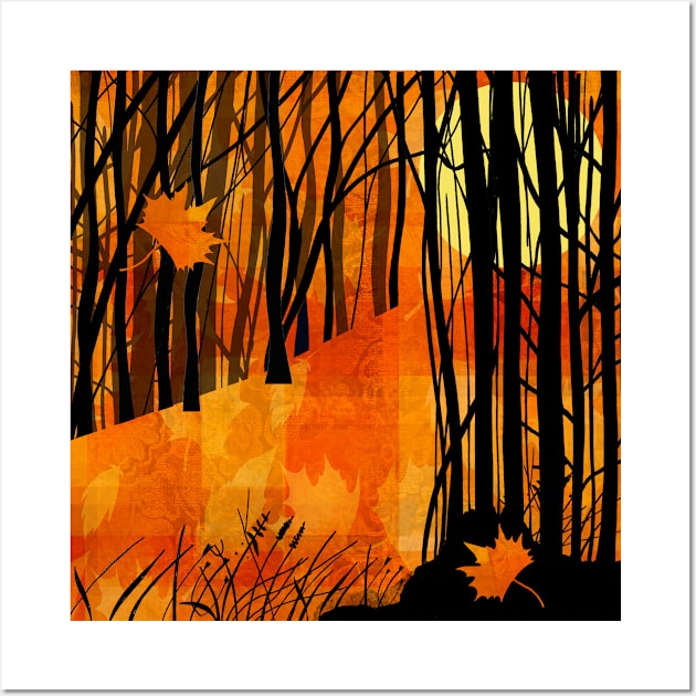 The Colours of Autumn Wall Art by Scratch